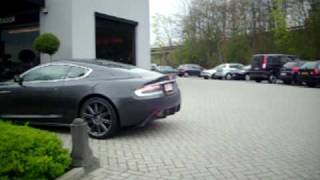 Aston Martin DBS Startup & Acceleration
