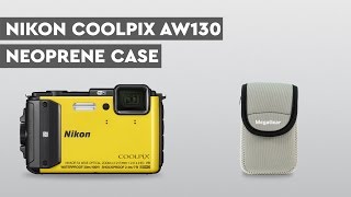 Nikon COOLPIX AW130 Ultra Light Neoprene Camera Case | MegaGear