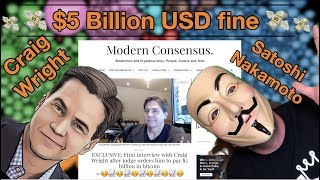 Craig Wright owes $5 Billion USD in Bitcoin - Let's talk 'Satoshi Nakamoto' & if Kleiman DUMPS
