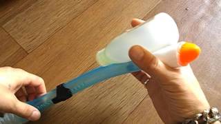 Доработка трубки INTEX 55928/  Snorkel for scuba diving INTEX