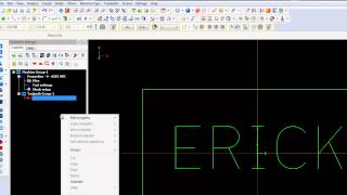 Mastercam ENGRAVADO DE LETRAS