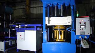 FLOWMECH MAKE TRIPLE ACTION HYDRAULIC DEEP DRAW PRESS AUTO PROFILE 600 T