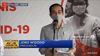 Presiden Jokowi Tinjau Uji Klinis Vaksin Covid-19