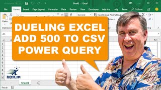 Power Query To Add Numbers To CSV Data - Dueling Excel 193