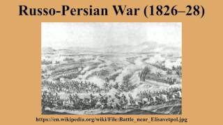 Russo-Persian War (1826–28)