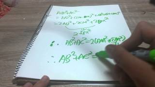The Pappus and Cosine and Sine Theorem