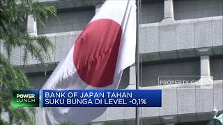 Bank of Japan Tahan Suku Bunga di Level -0,1%