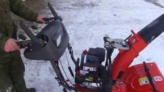 Husqvarna ST261E. Снегоуборшик, снегооткидыватель. Электропривод жёлоба и клюва своими руками.