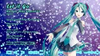 Frozen - Hatsune Miku English V3 - Let it go [Vocaloid Cover]