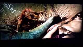 Darth Maul dead and Leia slave by jabba