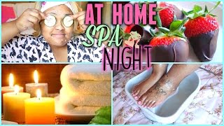 ♡ At Home Spa Pamper Night + DIY Face Mask♡ BrianaLeeBeauty