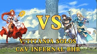 Fire Emblem Heroes - V!Titania vs Raven & Lucius Infernal BHB (True Solo)