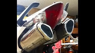 VFR800 Gutted Exhaust Mod