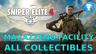 Sniper Elite 4 Mission 6 Collectibles Magazzeno Facility (LETTERS,REPORTS,DOCUMENTS,EAGLE,ROSTER)