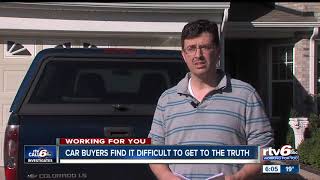 Hidden camera video shows it's hard for car buyers to uncover truth about vehicle’s history
