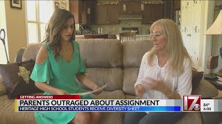 Parents concerned after Wake Forest teacher passes out 'diversity inventory' worksheet