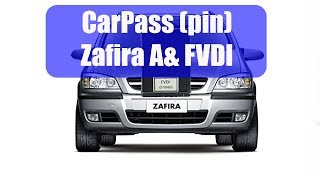 Вытащить карпасс (пин код) из опель зафира А с помощью FVDI
