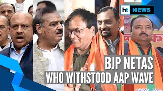 AAP sweeps Delhi: Meet the 8 BJP candidates who defied Kejriwal wave & won