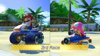 Mario Kart 8 - WiiU - CEMU 1.5.4 - 2 Player Grand Prix