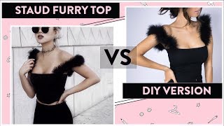 Staud Furry Top VS. DIY Version