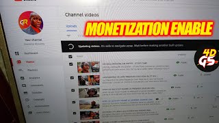 YouTube Channel Monetization ON in 3 Days After Re-apply!