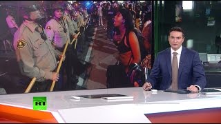«Это уму непостижимо»: пострадавшая в ходе протеста в Калифорнии рассказала RT о действиях полиции