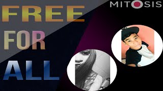 Mitosis - Free For All COM MINHA MUIÉ - FT. poneisz - AGARIO 2.0