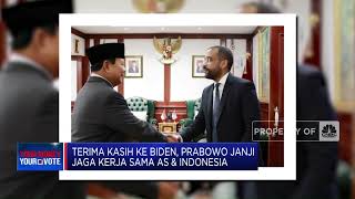 Biden Ucapkan Selamat, Prabowo: Hubungan RI-AS Tetap Erat