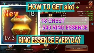 TIPS GET ALOT OF RING ESSENCE EVERYDAY || LEGACY OF DISCORD