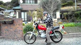 SUZUKI GN125H シート改造