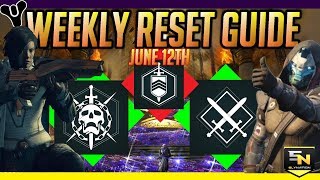 Destiny 2 | Weekly Reset Guide for June 12th- Raid, Vendors, Milestones, & More!