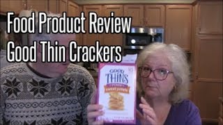 WW Food Product Review | Good Thin Crackers | Jill 4 Today