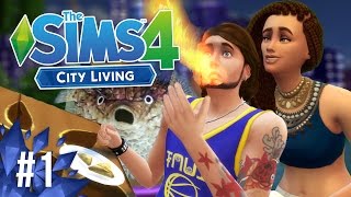 SARHOŞ SİMLER!? - The Sims 4 City Living - #1