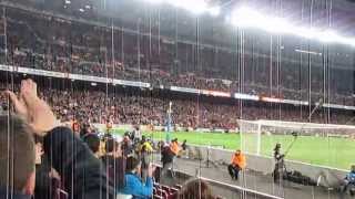 abidal entering 2013 barcellona hd