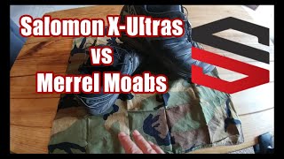 Salomon X Ultra vs Merrell Moab Gear Review
