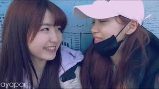 「minju × chaewon ← hitomi 」