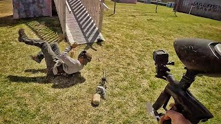 Painful Paintball Fail... He’ll Feel That In The Morning lol!!!