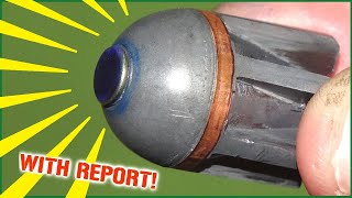 A shotgun slug that acts like a HESH tank round!