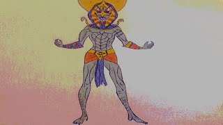 Как нарисовать Бога солнца Ра||How to draw a Egyptian god Ra