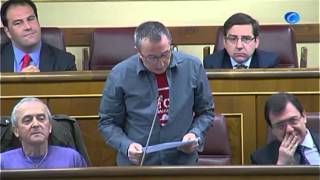 Sesión de Control; Joan Baldoví hace un striptease ante Rajoy