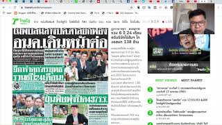 อ่านหนังสือพิมพ์ไทยรัฐ หน้า1 พุธ 22 มกราคม 2563 ศาลรัฐธรรมนูญยกฟ้องพรรคอนาคตใหม่ ไม่ล้มล้างการปกครอง