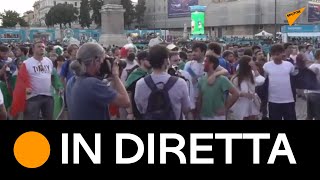 #Euro2020, tifosi si radunano a Roma