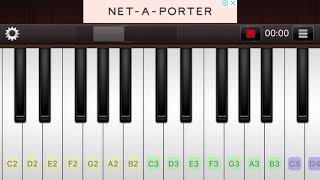 Game Of Thrones : Reins Of Castamere - (piano on phone)