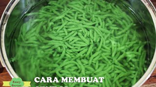 Cara Membuat Cendol Alami Tanpa Bahan Pewarna