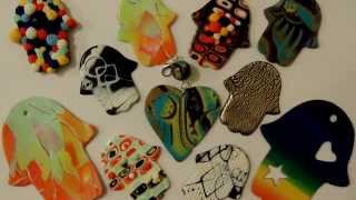 Амулет Хамса полимерная глина / Hamsa Amulet polymer clay