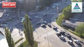 г. Белгород, ДТП на перекрестке ул. Губкина-ул. Архиерейская, 10.05.2016 г.