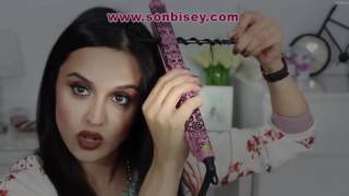 Düzleştiriciyle Kıvırcık Saç Yapma ( Kolay Saç Modelleri ) | www.sonbisey.com