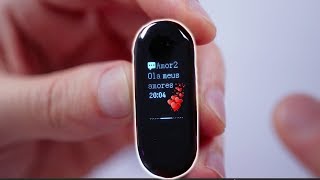 Xiaomi Mi band 3 Em Inglês - Giveaway Internacional