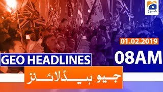 Geo Headlines 08 AM | 1st February 2020