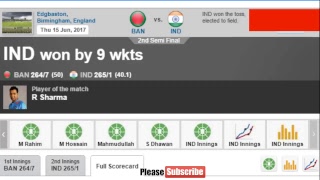 Cricket Live - INDIA VS BANGLADESH
